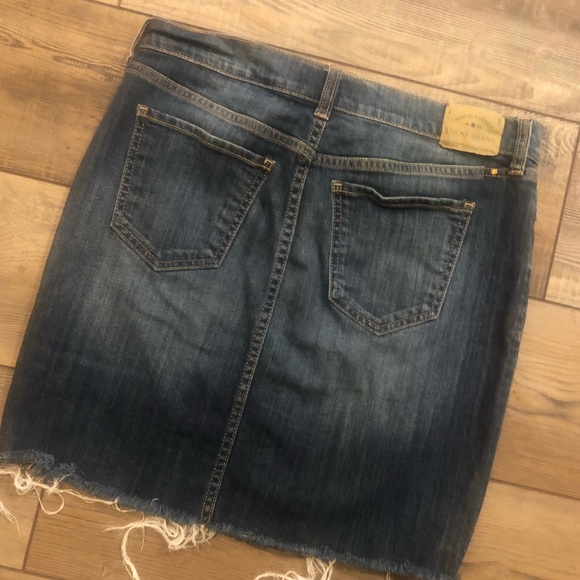 Lucky Brand Jean Skirt Sz 8 - Picture 3 of 4